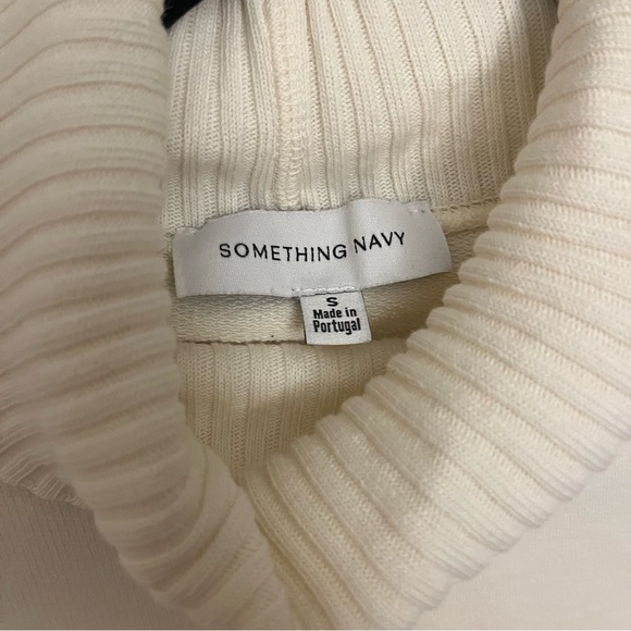 Something navy turtleneck sweatshirt - Picture 2 of 2